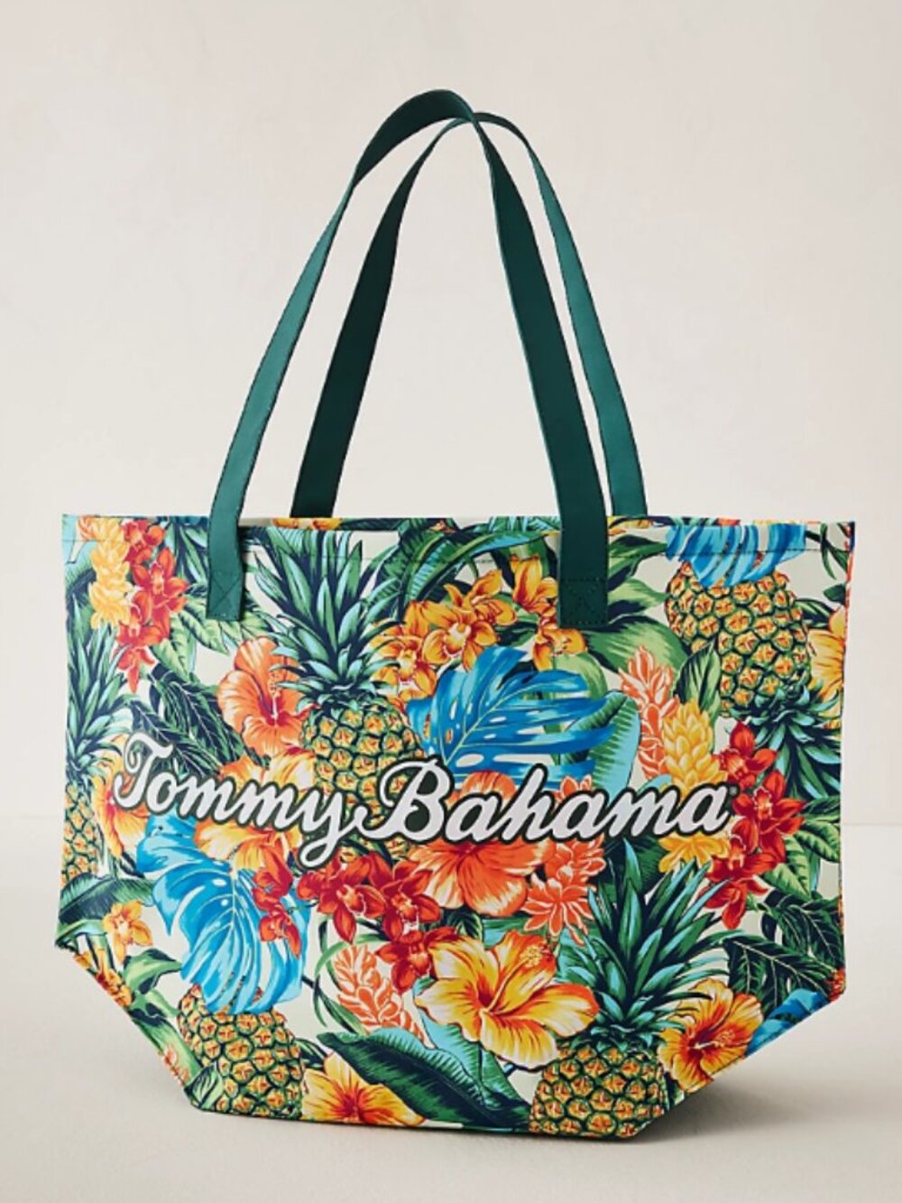 NWT Tommy Bahama Pineapple Blooms Tote Bag MSRP $50